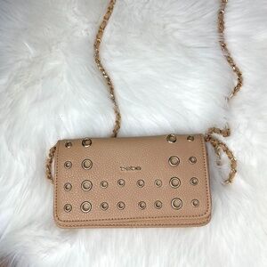 NWOT - Bebe Beige Crossbody Purse